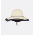 Dioriviera D-Sunset Large Brim Hat   Ivory and Deep Blue Straw