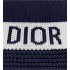 D-Tulipe Cloche    Blue and White Cotton Knit Blend