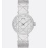 La D My Dior Ø 25 MM, Steel and Diamonds 