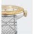 La D My Dior Ø 25 MM, Steel, Yellow Gold, White Mother-Of-Pearl and Diamonds