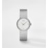 La D de Dior Satine Ø 25 MM, Steel, White Mother-Of-Pearl and Diamonds