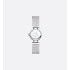 La Mini D de Dior Satine Ø 19 MM, Steel, Yellow Gold, White Mother-Of-Pearl and Diamonds   