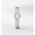 La Mini D My Dior Ø 19 MM, Steel, Yellow Gold, White Mother-Of-Pearl and Diamonds