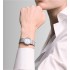 La D My Dior Ø 25 MM, Steel, Gray Mother-Of-Pearl and Diamonds