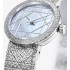 La D My Dior Ø 25 MM, Steel, Gray Mother-Of-Pearl and Diamonds