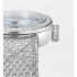 La Mini D My Dior Ø 19 MM, Steel, Gray Mother-Of-Pearl and Diamonds