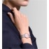 La D My Dior Ø 25 MM, Steel, Pink Mother-Of-Pearl and Diamonds