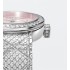 La Mini D My Dior Ø 19 MM, Steel, Pink Mother-Of-Pearl and Diamonds