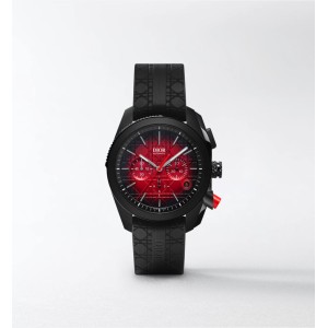 Chiffre Rouge Chronograph Ø 41 MM, Automatic, Black Ultramatte Steel