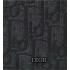 Long Vertical Wallet Black Dior Oblique Jacquard
