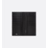 Long Vertical Wallet Beige and Black Dior Oblique Jacquard