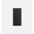 Saddle Long Vertical Wallet  Black Grained Calfskin