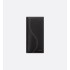 Saddle Long Vertical Wallet  Black Grained Calfskin