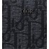 Long Zipped Wallet  Black Dior Oblique Jacquard
