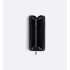 Long Zipped Wallet  Black Dior Oblique Jacquard