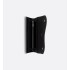 Saddle Long Wallet  Black Dior Oblique Jacquard and Black Grained Calfskin