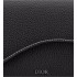 Saddle Long Wallet  Black Grained Calfskin