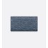 Long Flap Walle Navy Blue Dior Gravity Outline Leather