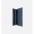 Long Flap Walle Navy Blue Dior Gravity Outline Leather