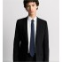 CD Icon Tie  Navy Blue Silk