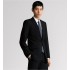 Dior Oblique Pixel Tie Blue, Navy Blue and White Silk