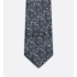 Dior Oblique Pixel Tie Blue, Navy Blue and White Silk