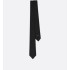 Dior Oblique Tie  Black Silk