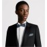 CD Icon Lily of the Valley Bow Tie  Deep Gray Silk