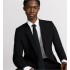 CD Icon Tie  Black Silk