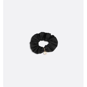 Dior Sweet Hair Tie   Black Grosgrain-Effect Technical Fabric