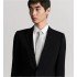 CD Icon Tie  Gray Silk