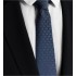 CD Icon Tie  Blue Silk