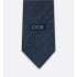 CD Icon Tie  Blue Silk