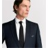 Cannage Tie  Black Silk