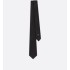 Cannage Tie  Black Silk