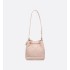 Small D-Motion Bag  Powder Pink Macrocannage Lambskin