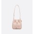 Small D-Motion Bag  Powder Pink Macrocannage Lambskin
