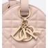 Small D-Motion Bag  Powder Pink Macrocannage Lambskin