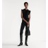 Medium D-Motion Bag  Black Macrocannage Lambskin