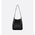 Medium D-Motion Bag  Black Macrocannage Lambskin