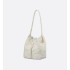 Medium D-Motion Bag  Ivory Macrocannage Lambskin