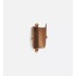 Mini Soft Saddle Bag with Strap  Camel Vintage Smooth Calfskin
