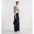 Saddle Bag with Strap  Black Grained Calfskin
