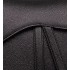 Saddle Bag with Strap  Black Grained Calfskin