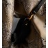 Small Saddle Multicarry Bag with Strap Black Vintage Smooth Calfskin