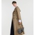 Saddle Bag with Strap  Blue Dior Oblique Jacquard