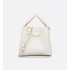 Small Signature Bucket Bag  Latte Grained Calfskin