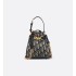 Small C'est Dior Bag  Blue Dior Oblique Jacquard
