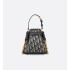 Small C'est Dior Bag  Blue Dior Oblique Jacquard