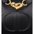 Medium C'est Dior Bag  Black CD-Embossed Calfskin